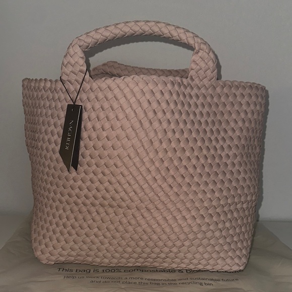 Naghedi Blush Woven Tote